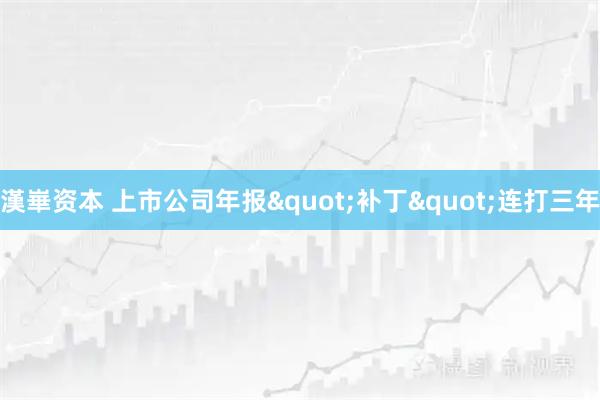 漢崋资本 上市公司年报"补丁"连打三年